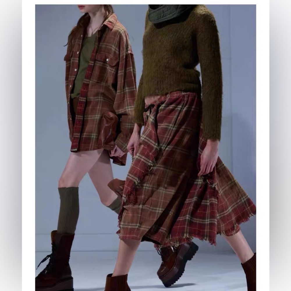 R13 Overlay Deconstructed Pants